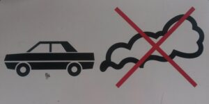 Auto Abgas Verbot Diesel Benzin